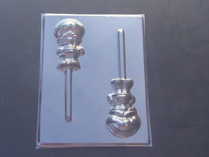 262sp Raspberry Shortcake Full Body Chocolate or Hard Candy Lollipop Mold